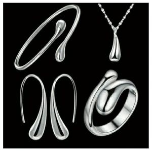 Can Separate Tear Drop Collection Sterling Silver